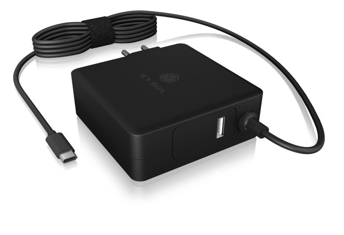 Icybox IB-PS101-PD USB-C Power Delivery 90W hitri polnilnik