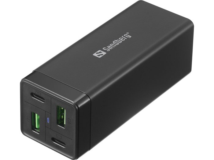Sandberg 4in1 polnilnik 2x USB-C in 2x USB 65W - Image 3