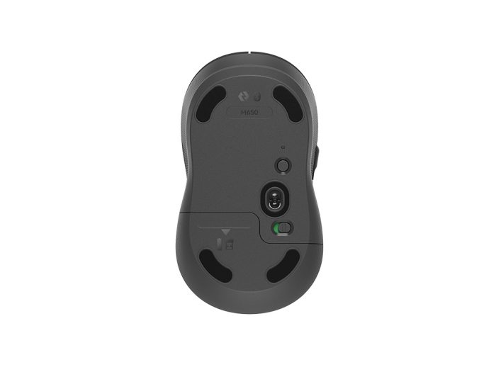 Logitech miška Signature M650, velikost M, Bluetooth, grafitna