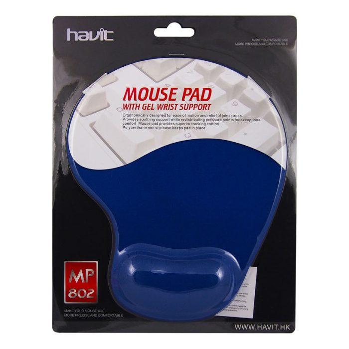 HAVIT GEL podloga za miško z naslonom za roko MP802 - Modra - Image 4