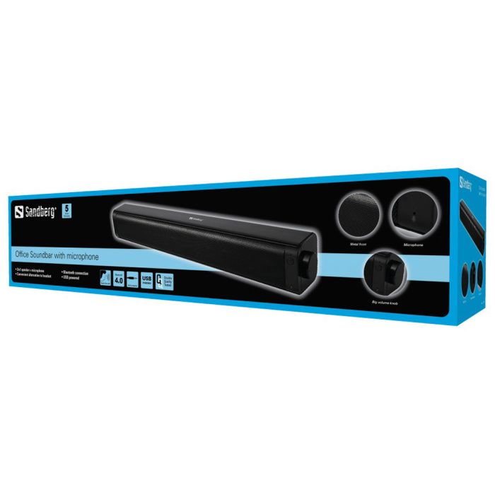 Sandberg Office Soundbar Bluetooth zvočnik z mikrofonom - Image 3