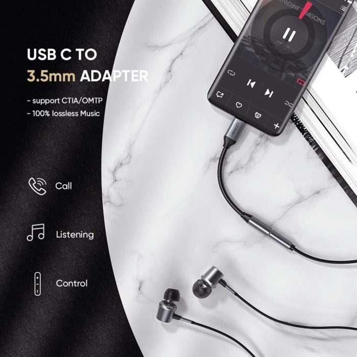 Ugreen USB-C na avdio 3.5mm kabel - polybag - slika 4