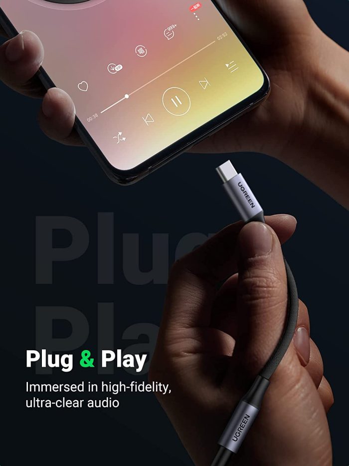 UGREEN USB-C na 3.5 mm avdio adapter za iPad Pro, Samsung... - Image 4