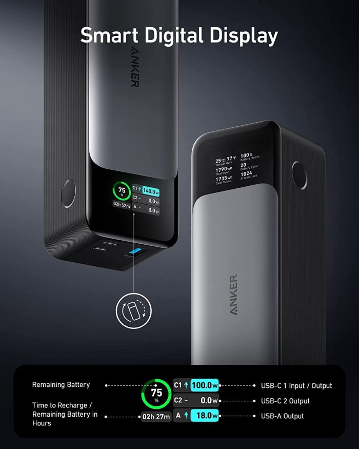 Anker prenosna baterija PowerCore 737 140W - Image 5