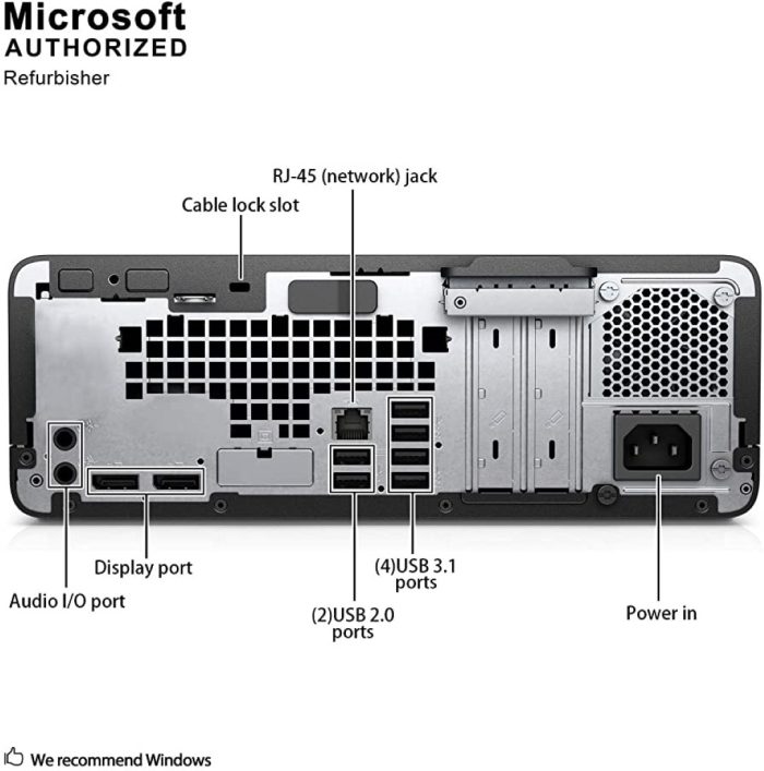 HP ProDesk 600 G3  i5 7500 8GB DDR4 256GB SSD Windows 10Pro - obnovljeni - Image 5