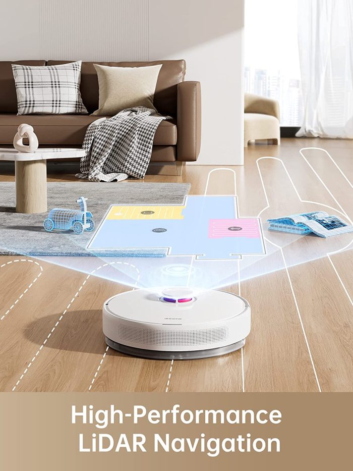 Dreame D10 Plus robotski sesalnik s samopraznilno postajo