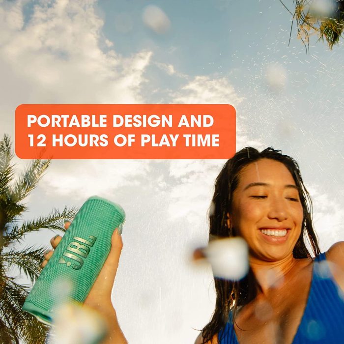 JBL Flip 6 Bluetooth prenosni zvočnik, siv