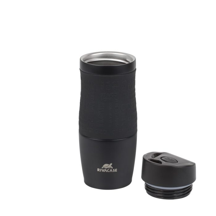 RivaCase črn termo potovalni lonček 90345BM, 0.38L - slika 5