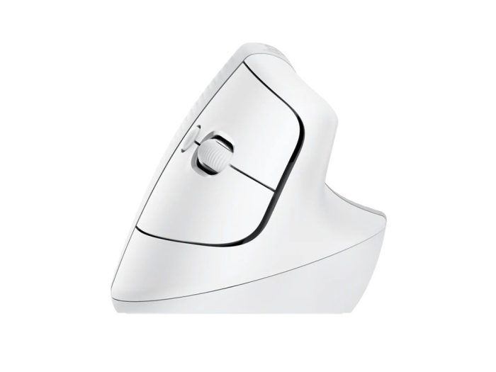 Logitech Miška Lift Vertical Ergonomic, bela