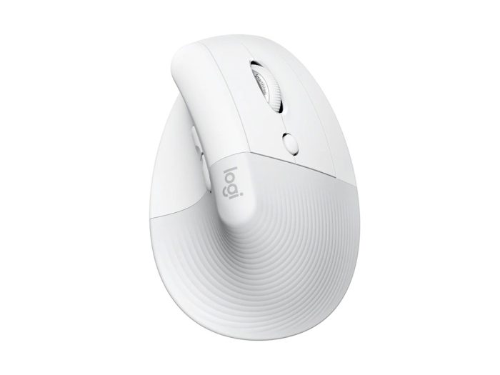 Logitech Miška Lift Vertical Ergonomic, bela - slika 5