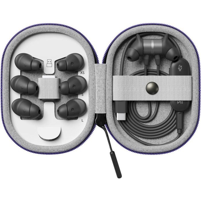 Logitech slušalke Zone žične Earbuds grafitna barva - Image 5
