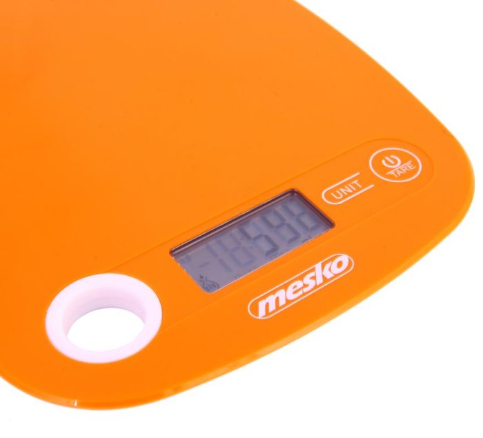 Mesko zmogljiva kuhinjska tehtnica MS3159 oranžna - Image 4