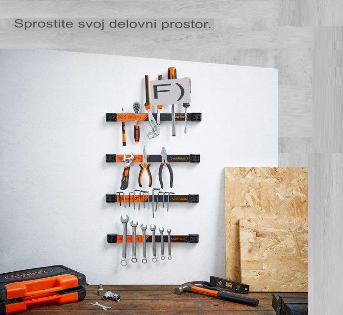 VonHaus magnetni nosilec za orodja 30cm 4 kosi - Image 3