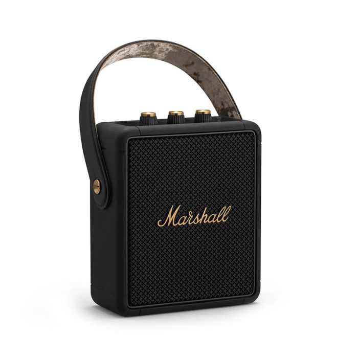 Marshall Bluetooth prenosni zvočnik STOCKWELL II, Black&Brass - Image 4
