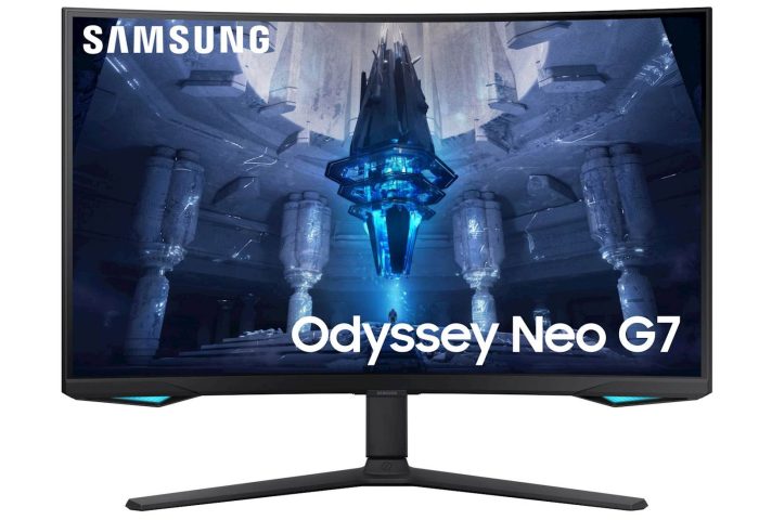 Monitor Samsung S32BG750NP, 32'', VA, ukrivljen, VA, 3840x2160, 2x HDMI, DP,