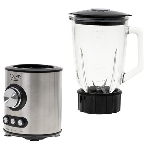 Adler zmogljiv blender in mešalnik 1700W AD4078 srebrne barve - Image 6