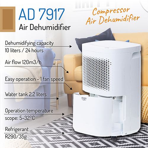 Adler razvlaževalec zraka s kompresorjem 2,2L AD7917 - Image 5