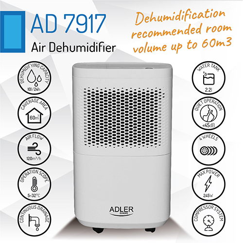 Adler razvlaževalec zraka s kompresorjem 2,2L AD7917 - Image 6