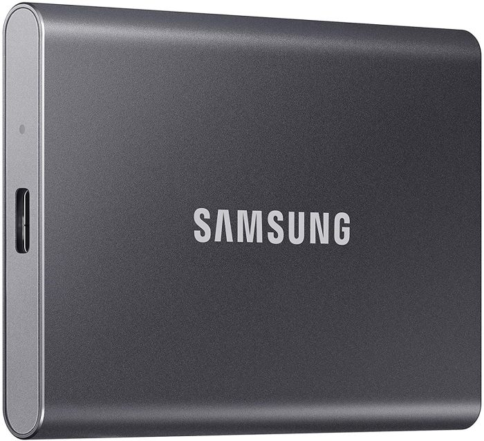 Samsung T7 Zunanji SSD 500GB Type-C USB 3.2 Gen2 V-NAND UASP, siv - Image 4