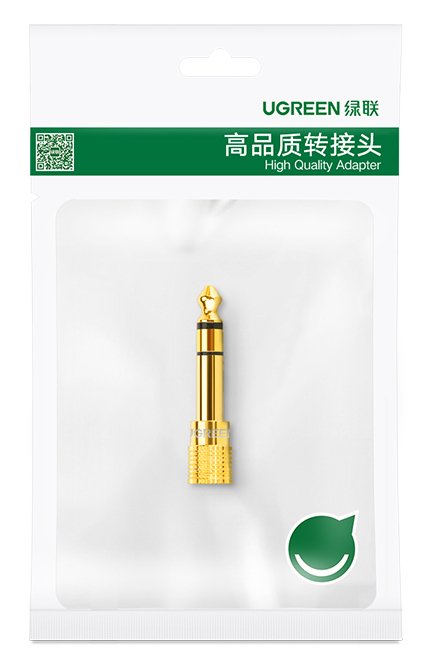 UGREEN 6.5mm Moški na 3.5mm ženski avdio priključek - polybag - Image 3