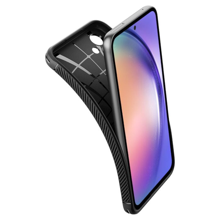 SPIGEN GALAXY A54 RUGGED ARMOR MATTE BLACK - Image 3