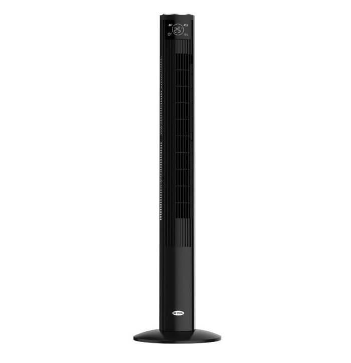 Be Cool Stolpni ventilator 121cm črn črn