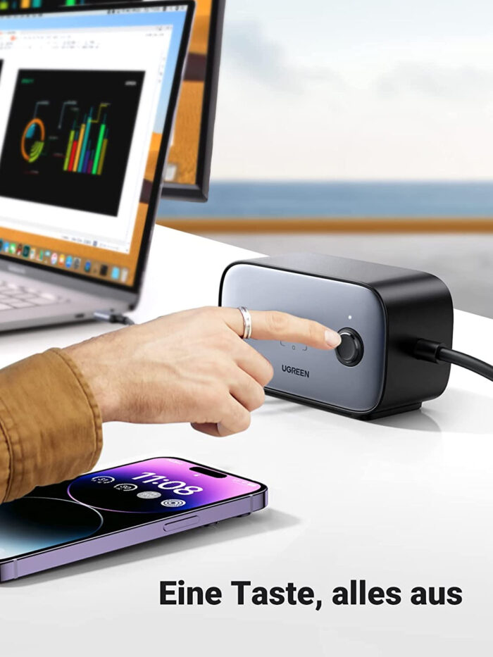 Ugreen DigiNest Pro 100W USB-C GaN polnilnik - Image 4