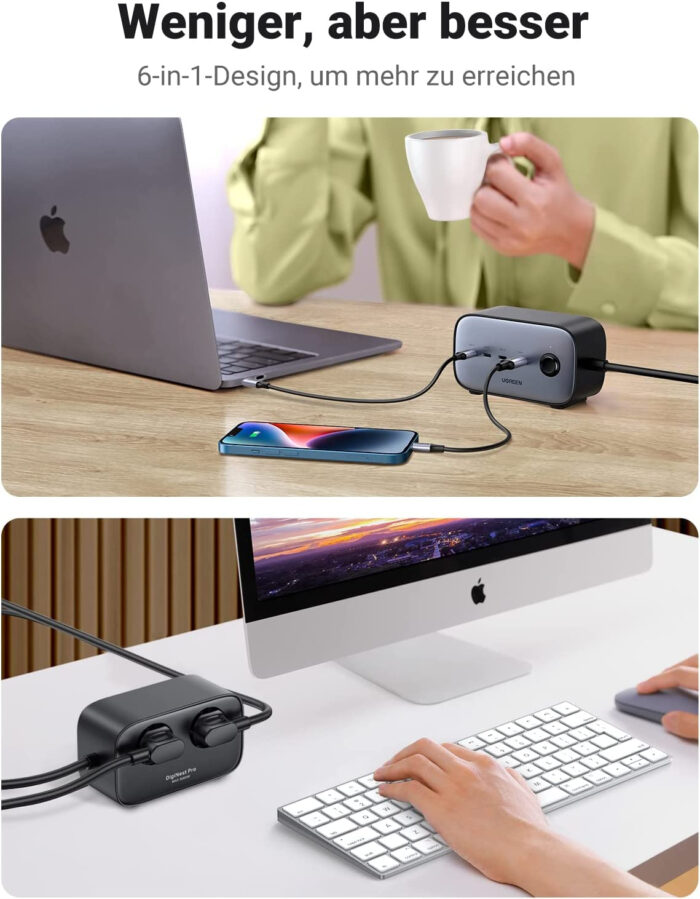 Ugreen DigiNest Pro 100W USB-C GaN polnilnik - Image 5