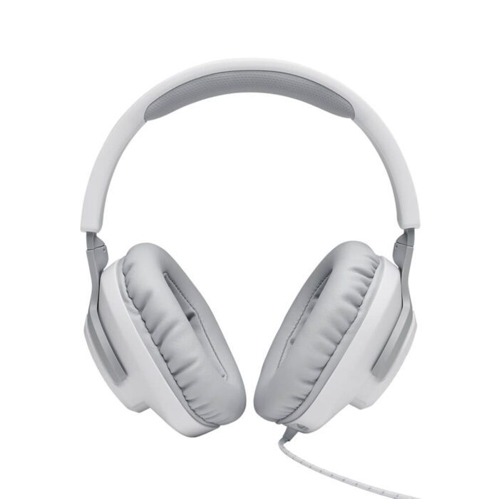 JBL Quantum 100 žične slušalke, bele - Image 4