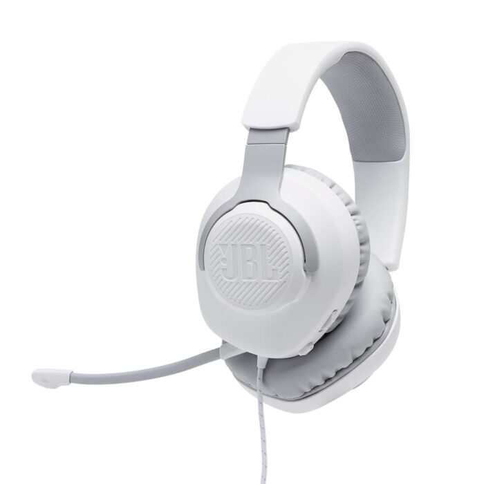 JBL Quantum 100 žične slušalke, bele - Image 3