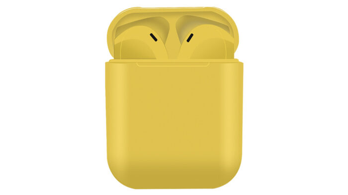 MOYE AURRAS TRUE WIRELESS EARPHONE, brezžične slušalke - rumene barve - Image 3