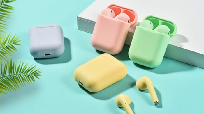 MOYE AURRAS TRUE WIRELESS EARPHONE, brezžične slušalke - rumene barve - Image 4