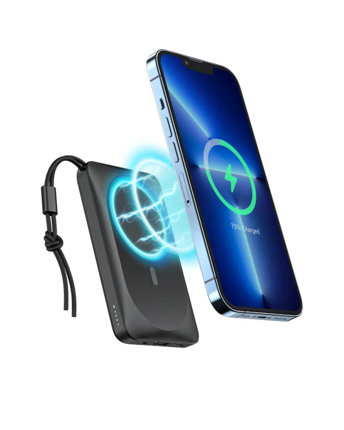 VEGER prenosna baterija MagOn 10000 mAh, črna - Image 3
