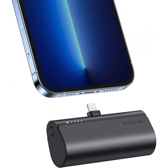 VEGER prenosna baterija PlugON Lightning 5000 mAh, črna - Image 3