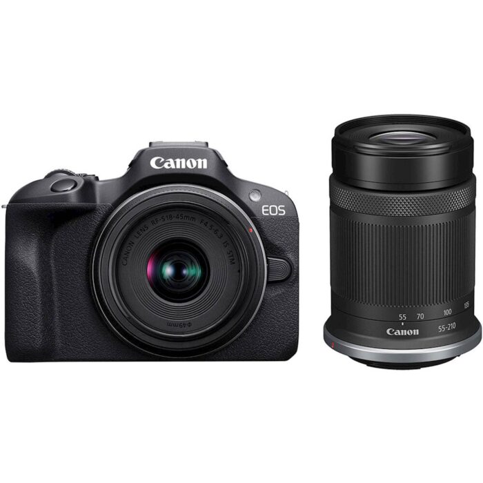 CANON EOS R100 RF-S18-45, RF-S55-210