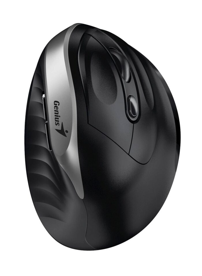Miška Genius Ergo 8250S WL, vertikalna, srebrna - Image 3