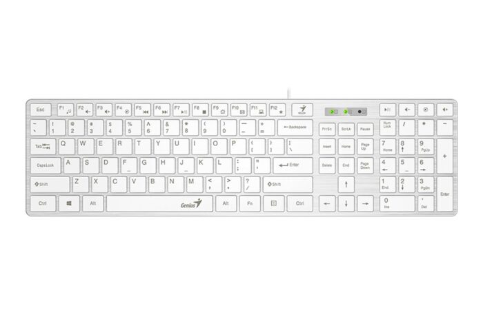 Tipkovnica Genius Slimstar 126 USB bela