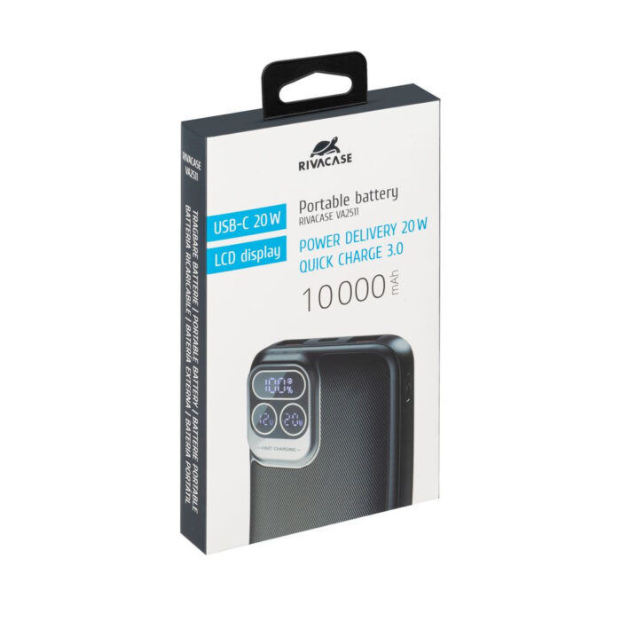 Rivacase VA2511 10000mAh 20W Quick Charge 3.0 prenosna baterija - Image 4