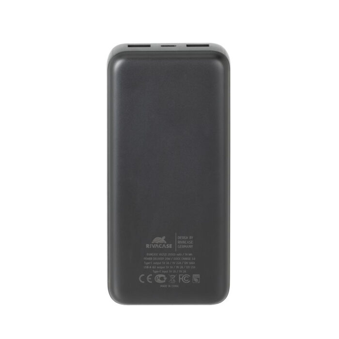 Rivacase VA2521 20000mAh 20W Quick Charge 3.0 prenosna baterija - Image 3
