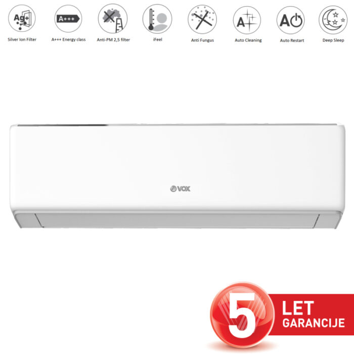 VOX klima naprava IHD12-SIPMW + MONTAŽA [WiFi, A+++/A++, Anti-PM 2.5, bela]