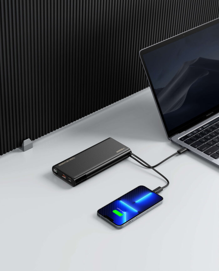 VEGER prenosna baterija TC130 25000 mAh, črna - Image 5