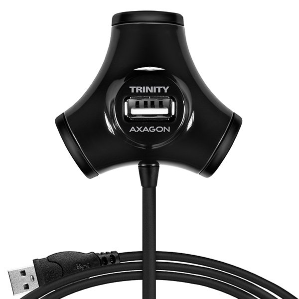 Axagon Hub 4xUSB 2.0 Trinity 120 cm USB-A HUE-X3B