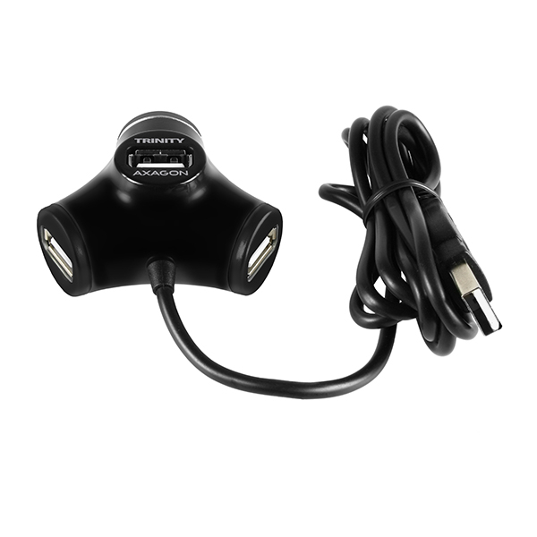 Axagon Hub 4xUSB 2.0 Trinity 120 cm USB-A HUE-X3B - Image 3