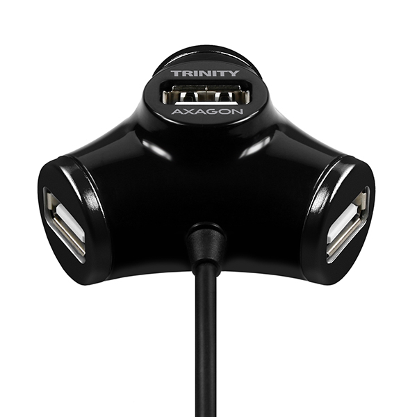 Axagon Hub 4xUSB 2.0 Trinity 120 cm USB-A HUE-X3B - Image 6