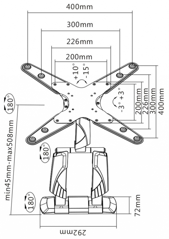 GoGEN nosilec za TV TURN L2 - Image 3