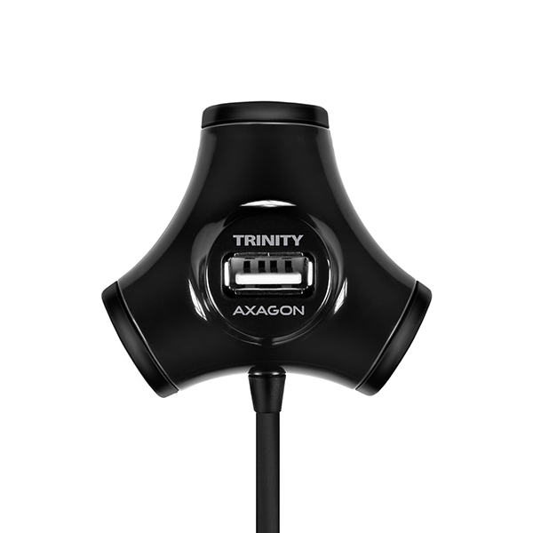 Axagon Hub 4xUSB 2.0 Trinity 120 cm USB-A HUE-X3B - Image 4