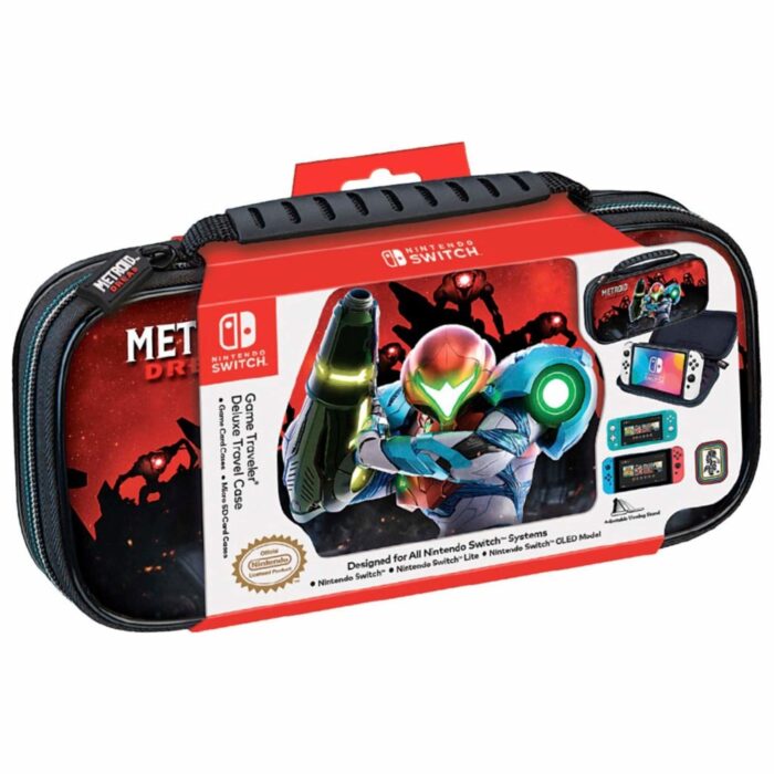 BIGBEN NINTENDO SWITCH DELUXE TRAVEL CASE METROID DROID TORBICA - Image 6