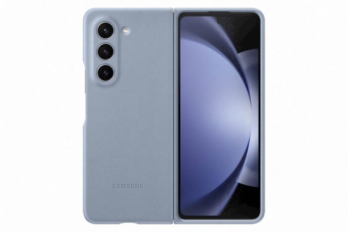 SAMSUNG GALAXY Z FOLD5 ECO-LEATHER CASE ICY BLUE
