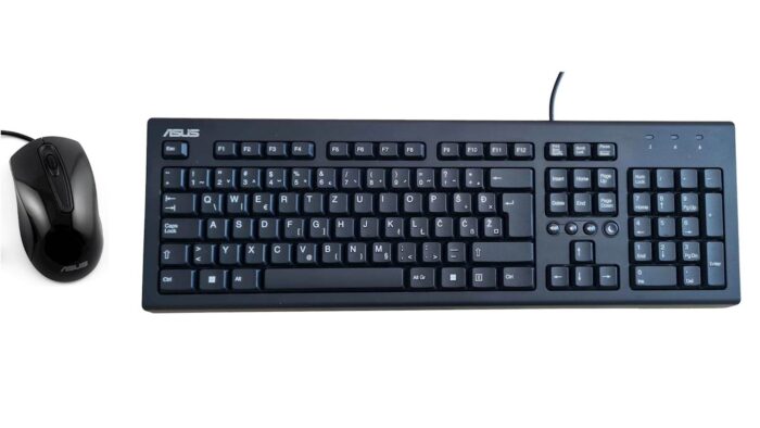 Tipkovnica z miško ASUS U2000 Wired Keyboard and Mouse Set, žični komplet, - Image 3