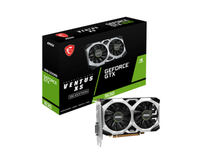 MSI GeForce GTX 1630 VENTUS XS 4G OC grafična kartica